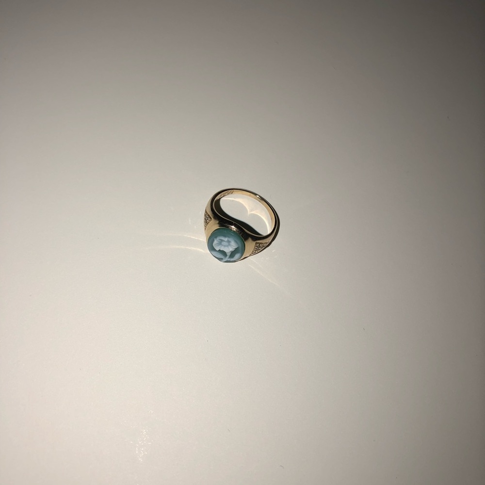 Jacque Aiche Carved Rose Small Ring - Picture 1 of 4